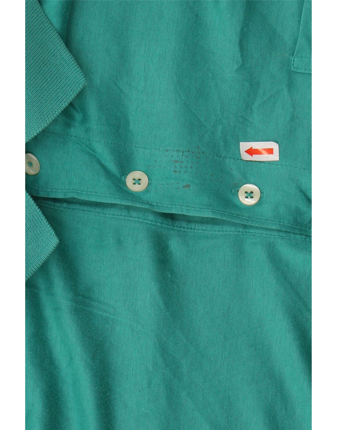Camisa polo masculina FILA IT 46 pequeno algodão verde