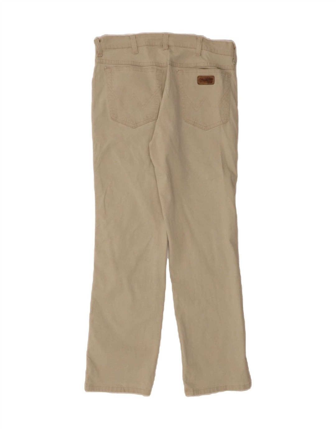 WRANGLER Mens Texas Straight Casual Trousers W33 L30 Beige Cotton Vintage Wrangler and Second-Hand Wrangler from Messina Hembry 
