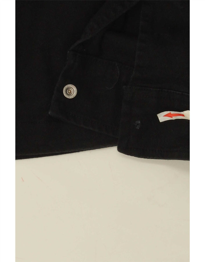 Jaqueta bomber masculina Zara UK 42 XL algodão preto