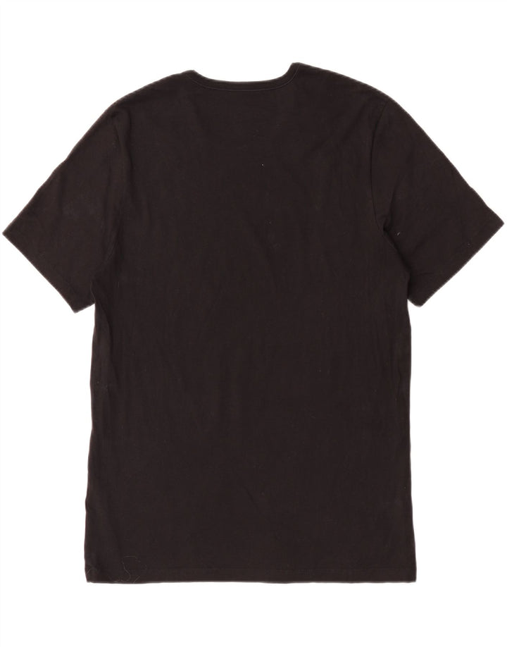 Camiseta masculina Hugo Boss grande algodão preto