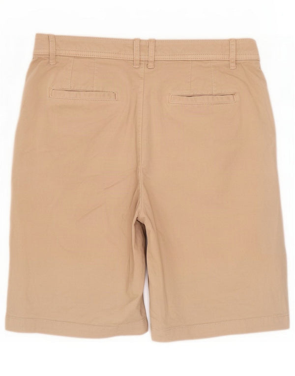 Fat Face Womens Chino Shorts UK 10 Pequeno W27 Algodão Bege
