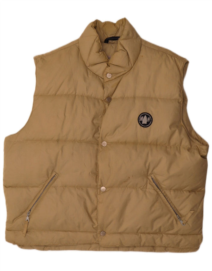 Colete acolchoado masculino Murphy & Nye UK 42 XL bege