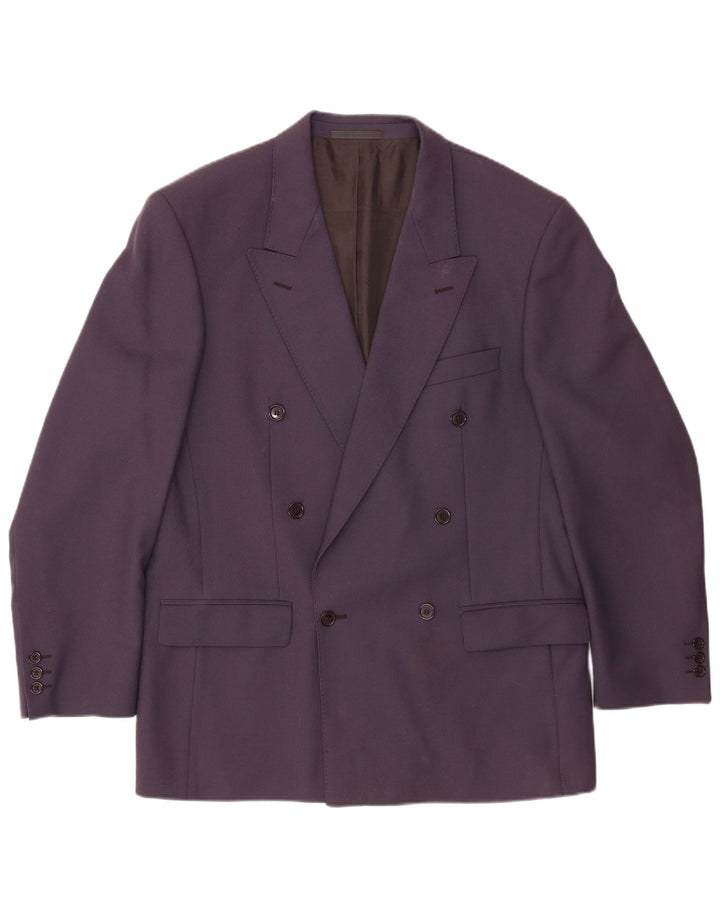 Jaqueta blazer masculina DOUGLAS com peito duplo UE 50 grande azul marinho