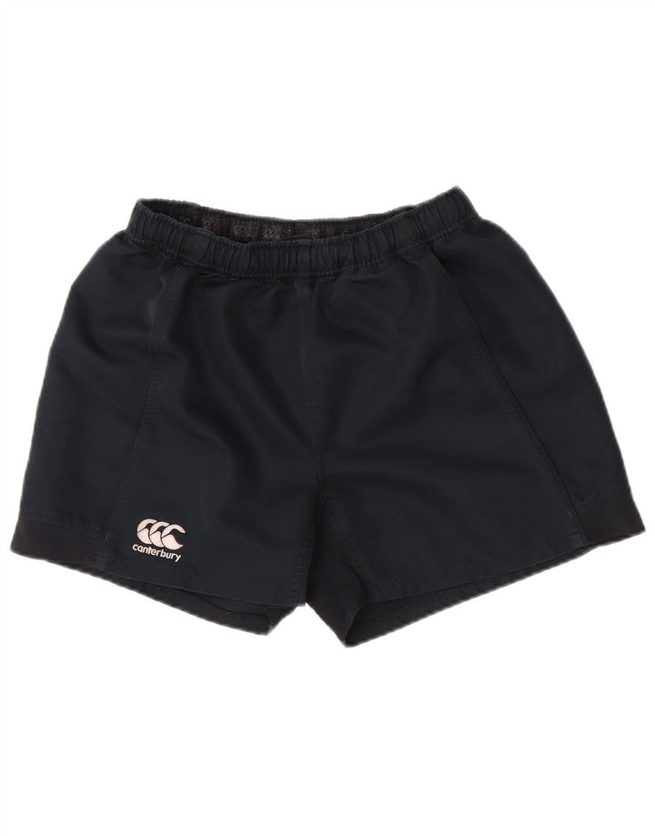 Canterbury Boys Casual Shorts 15-16 Anos Grande W30 Poliéster Azul Marinho