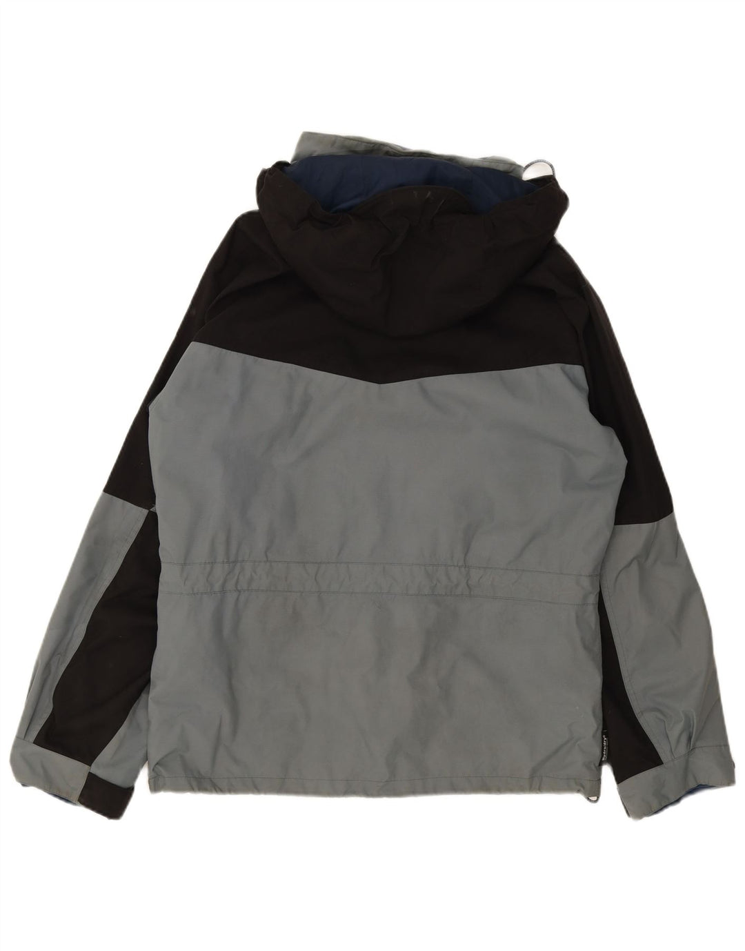 Jaqueta de chuva masculina com capuz Sprayway UK 38 poliamida colorblock cinza médio