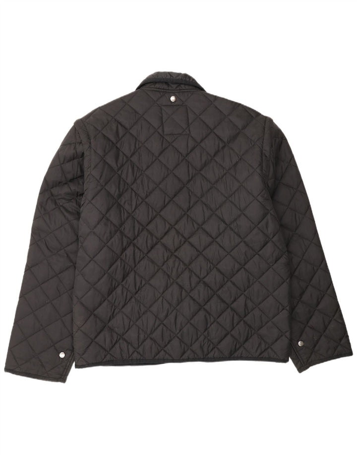 Jaqueta acolchoada masculina Lotto para trabalho de trabalho UK 42 XL poliamida preta