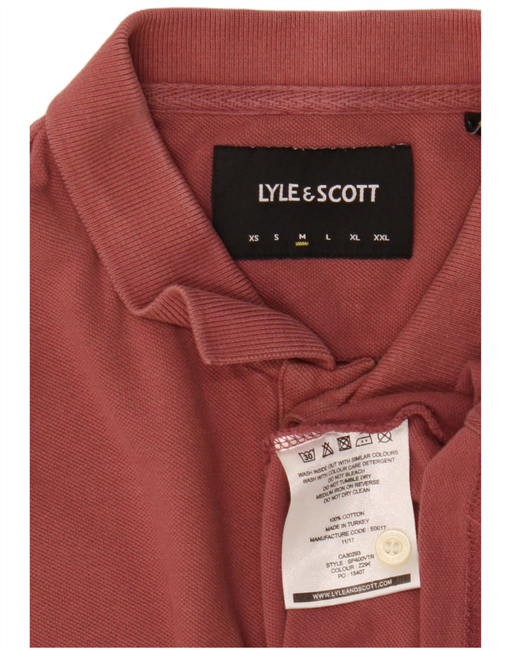 Camisa polo masculina Lyle & Scott médio marrom
