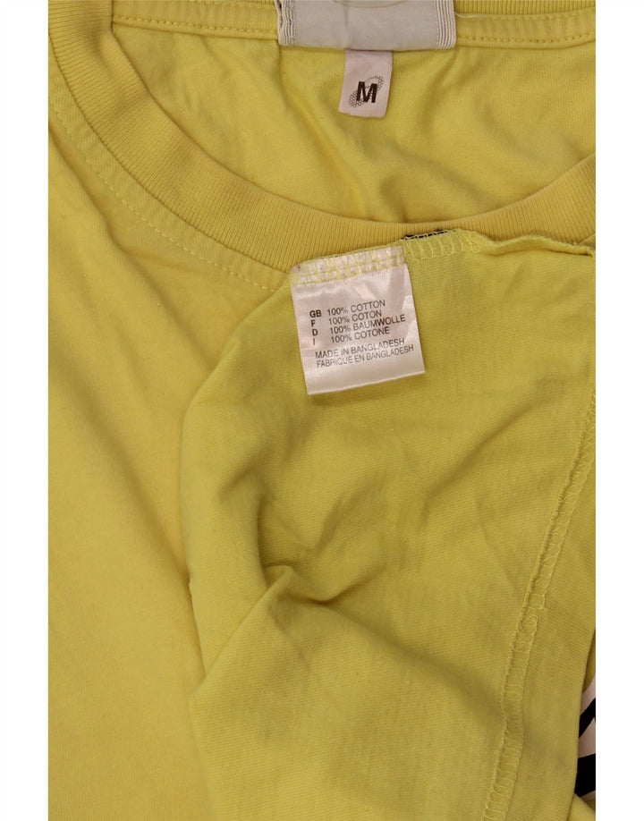 ASICS Mens Graphic Vest Top Médio Algodão Amarelo
