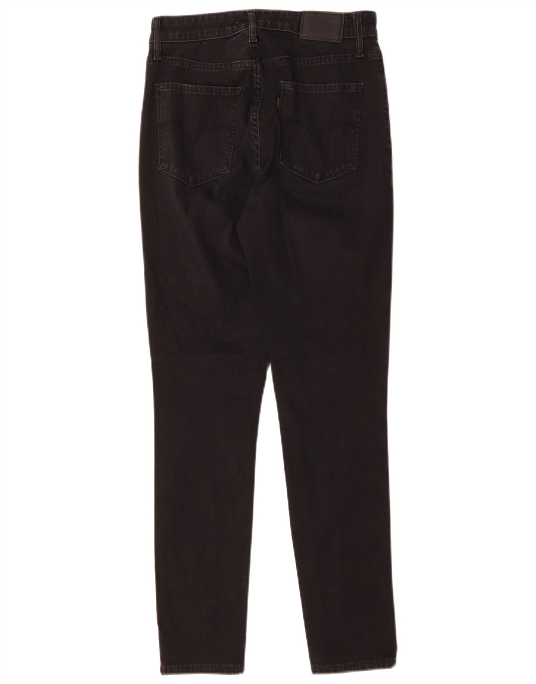 Calça jeans feminina LEVI'S 721 cintura alta skinny W28 L28 algodão preto