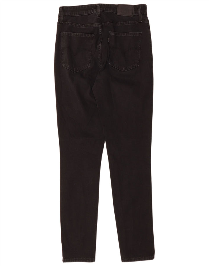 Calça jeans feminina LEVI'S 721 cintura alta skinny W28 L28 algodão preto