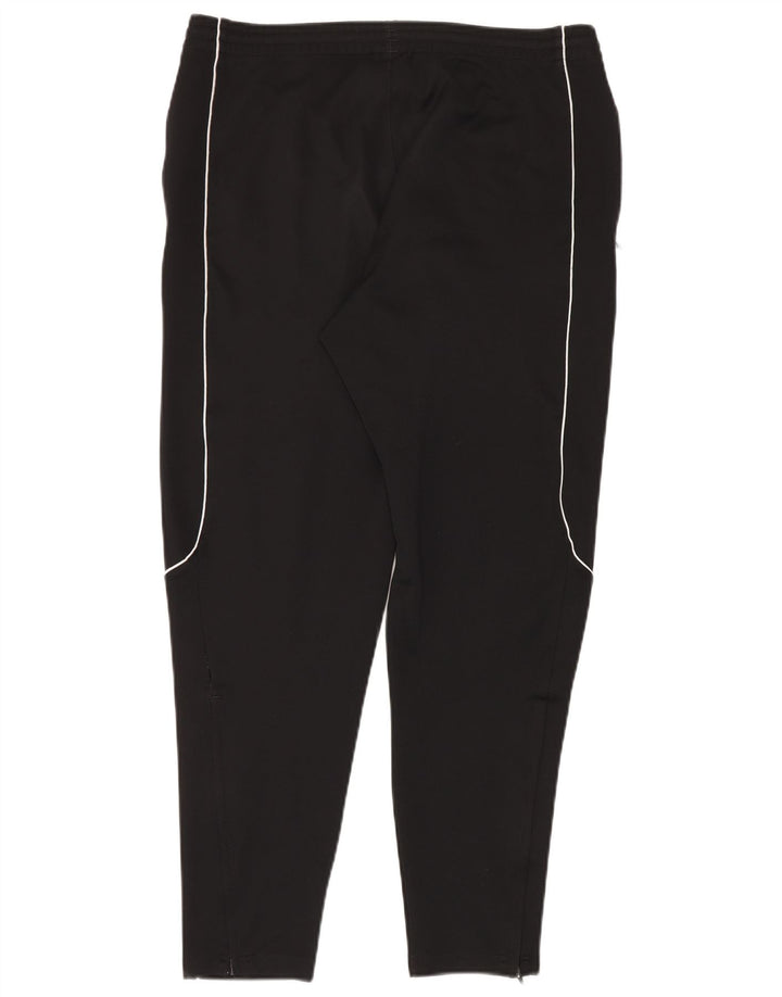 Calça de treino masculina Adidas grande poliéster preto