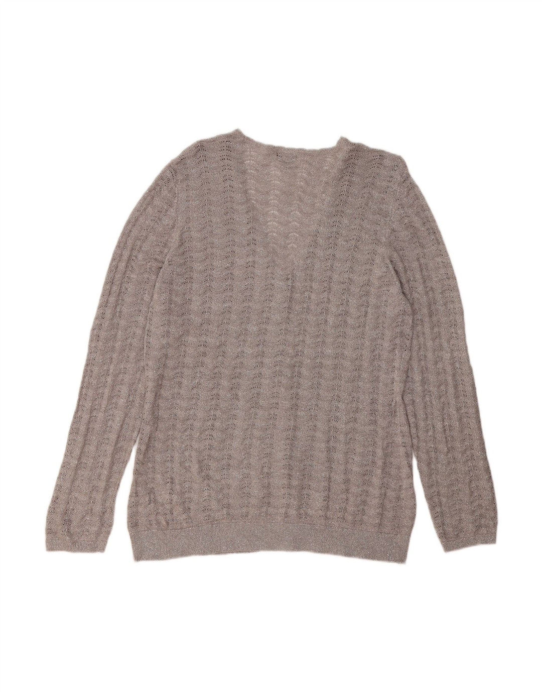 Suéter cardigã feminino MOSSIMO UK 18 XL cinza rayon