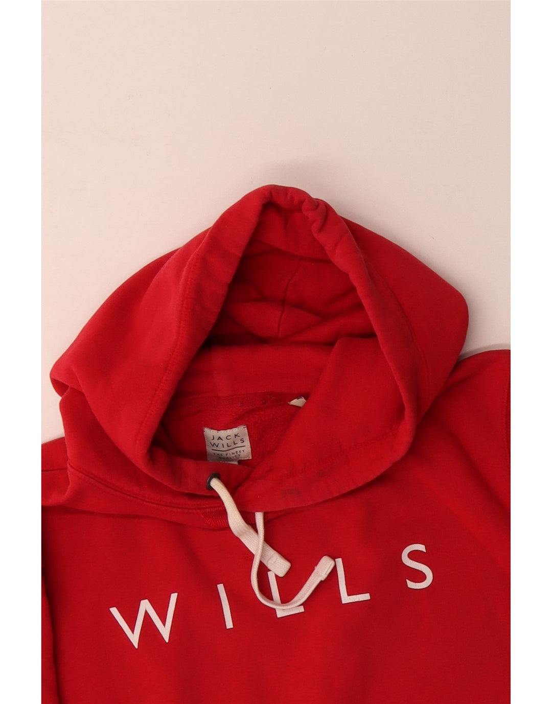Jumper com capuz gráfico masculino JACK WILLS XL algodão vermelho