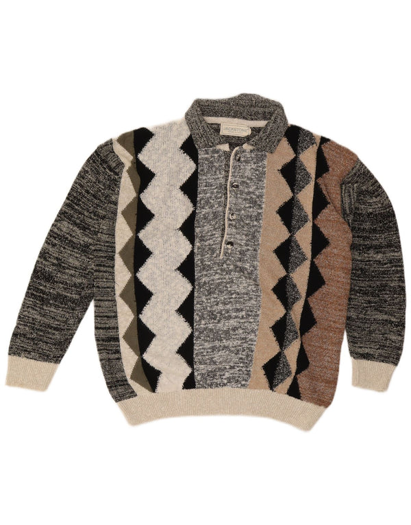 Suéter masculino Jack Stone com gola polo IT 50 médio multicolorido