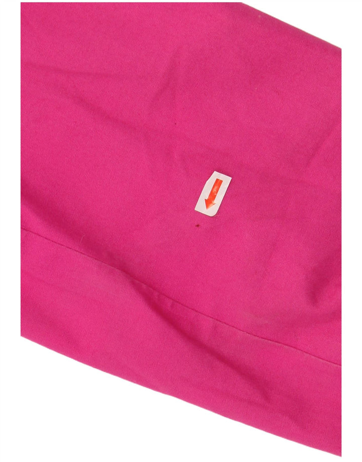 Jaqueta de chuva feminina com capuz JOULES UK 18 XL algodão rosa