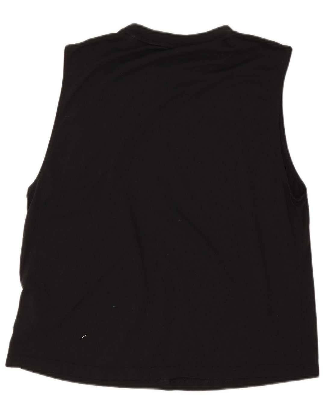 Adidas Womens Graphic Vest Top UK 14 Médio Preto Poliéster