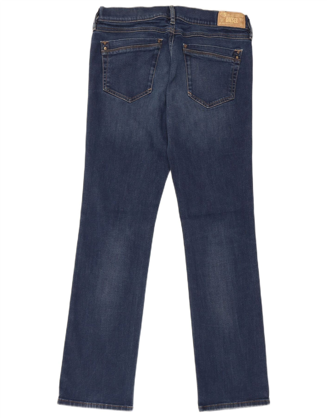 Diesel Feminino Ronhoir Regular Bootcut Jeans W31 L30 Azul Algodão