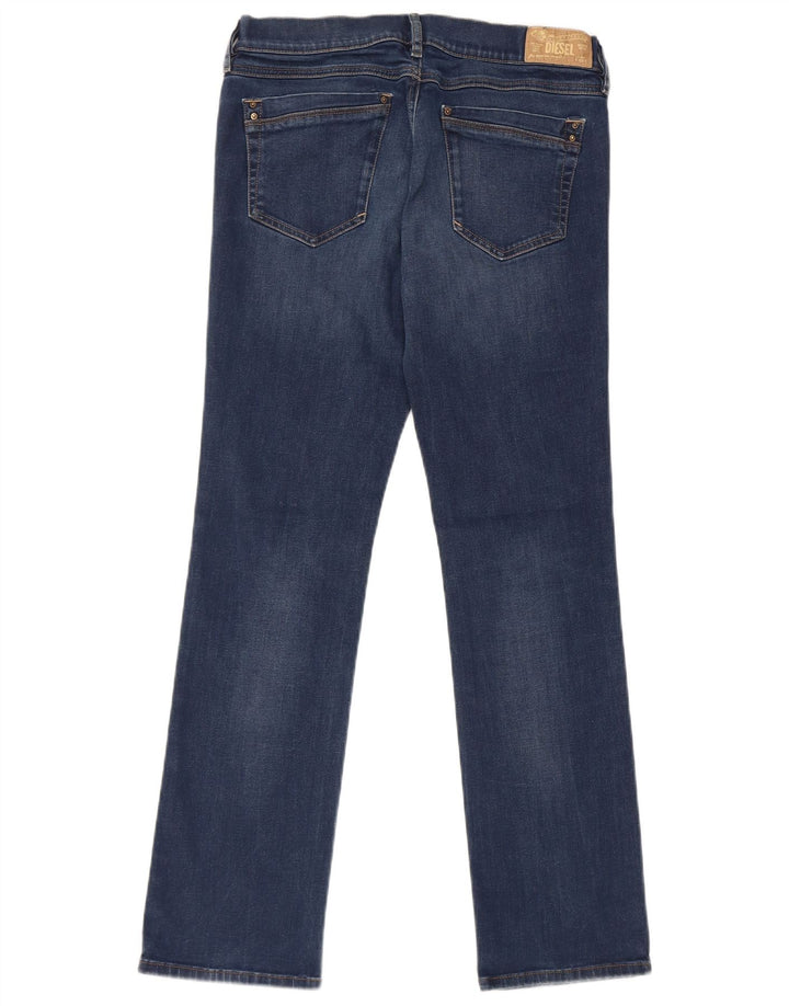 Diesel Feminino Ronhoir Regular Bootcut Jeans W31 L30 Azul Algodão