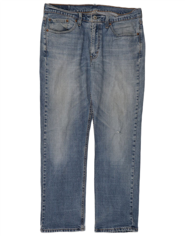 Levi's Masculino 514 Straight Jeans W33 L30 Azul Algodão