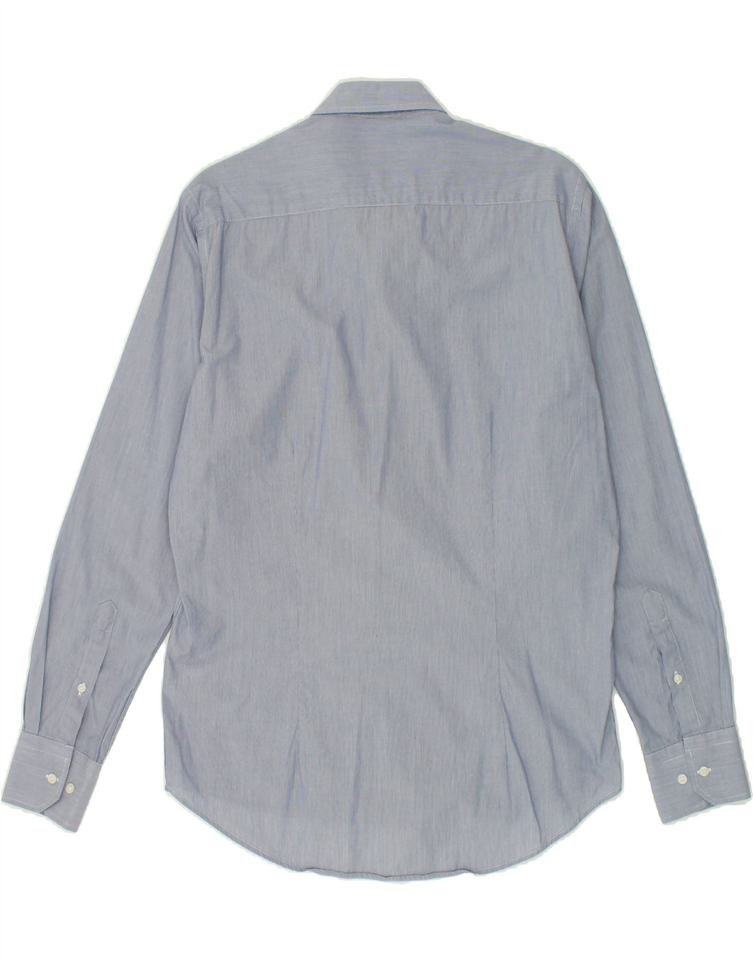 DACK'S Mens Slim Fit Shirt Medium Grey Cotton Vintage Dack's and Second-Hand Dack's from Messina Hembry 