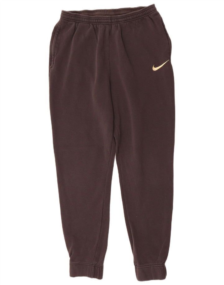 Calça de treino masculina Nike joggers grande algodão preto