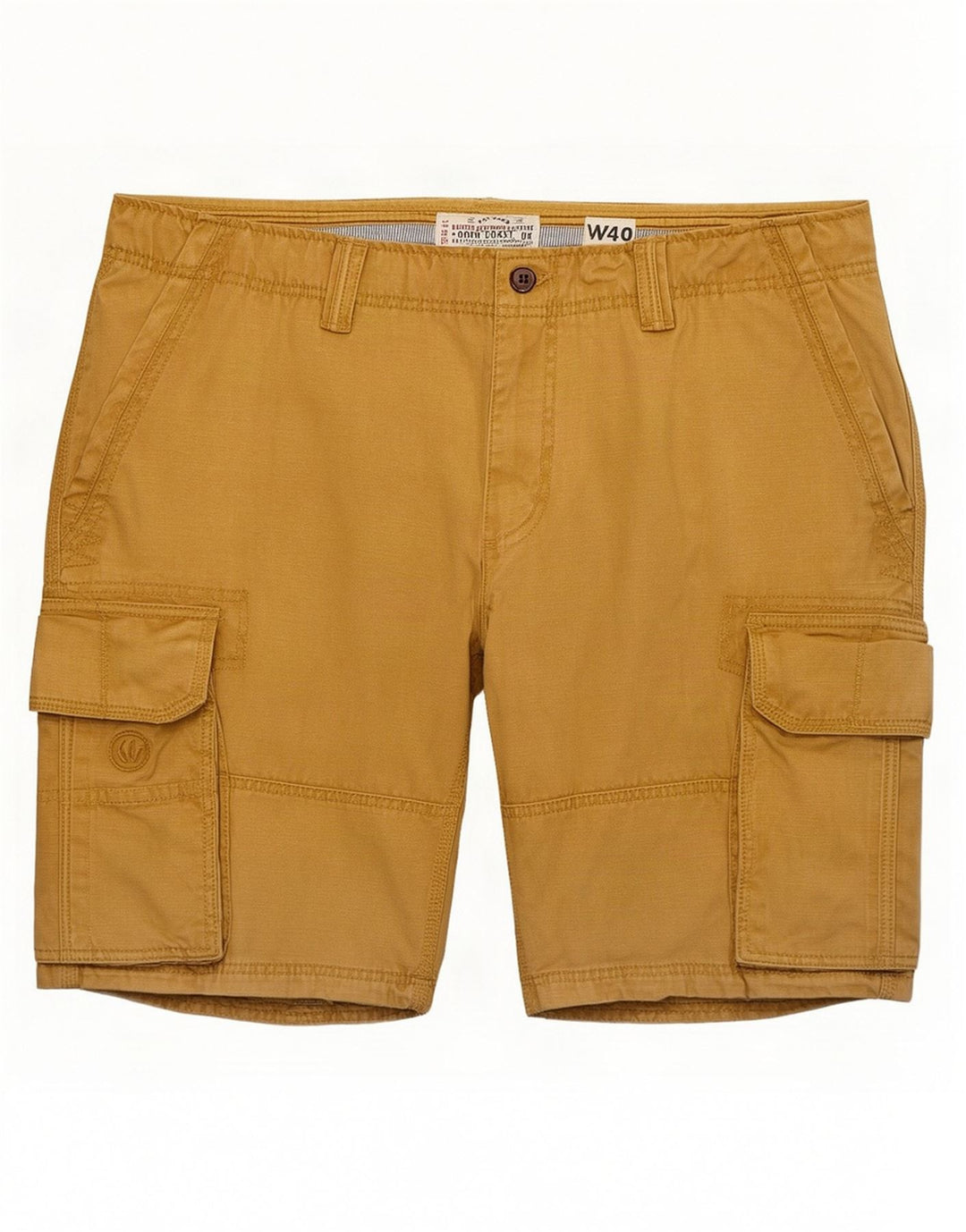 Shorts cargo masculino Fat Face W40 XL algodão bege