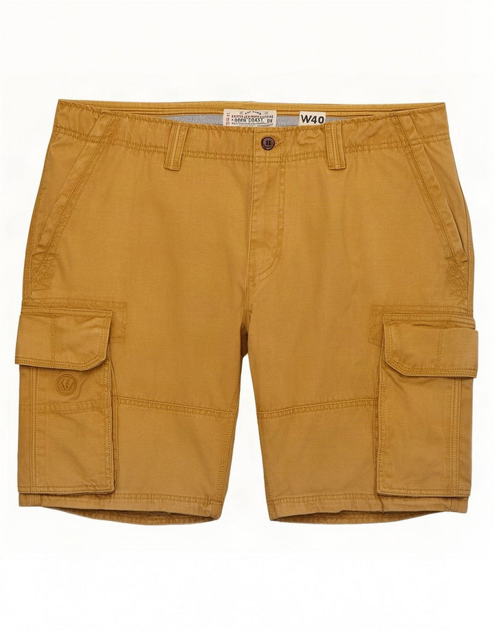 Shorts cargo masculino Fat Face W40 XL algodão bege