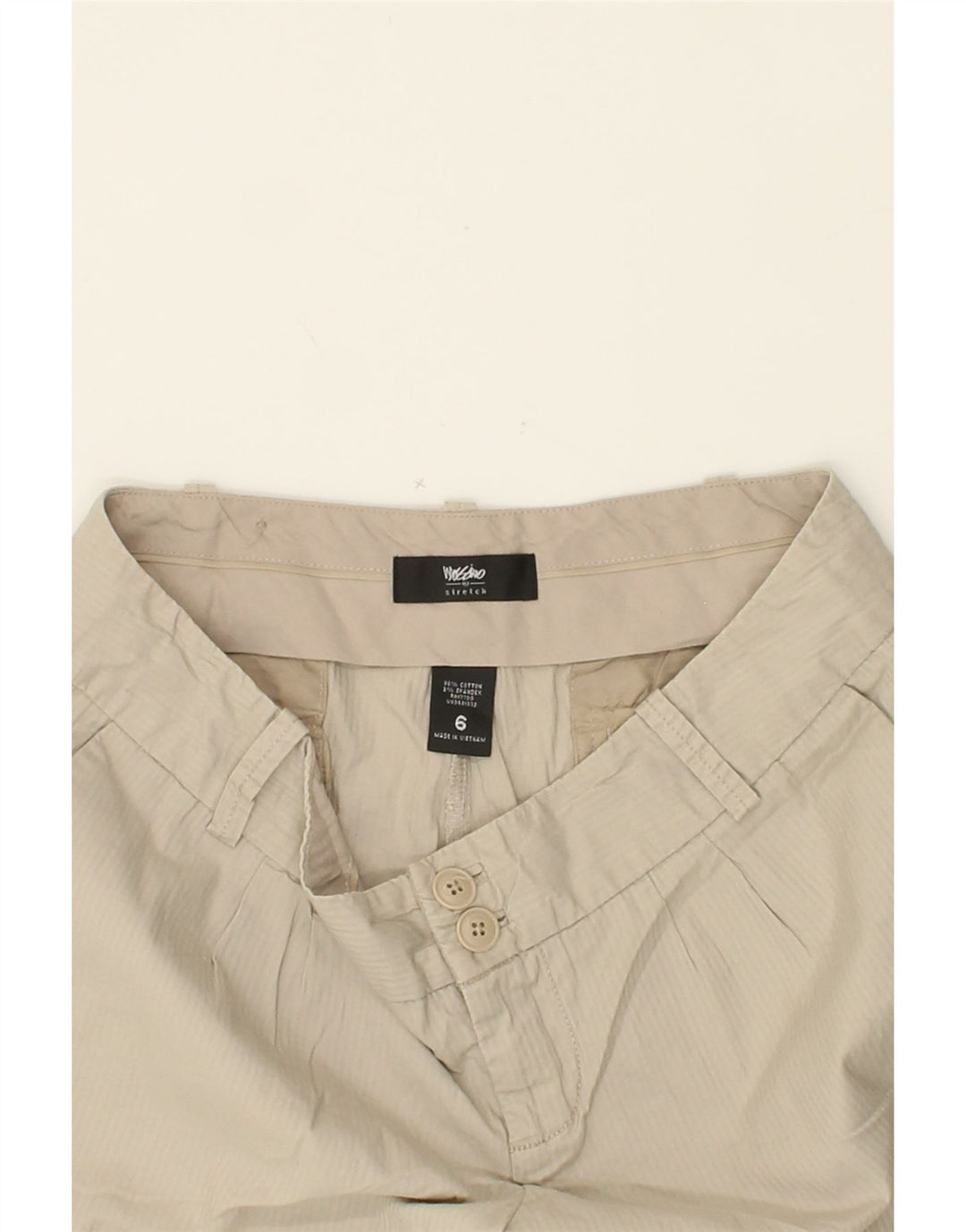 MOSSIMO Womens Chino Shorts US 6 Medium W30  Beige Cotton Vintage Mossimo and Second-Hand Mossimo from Messina Hembry 