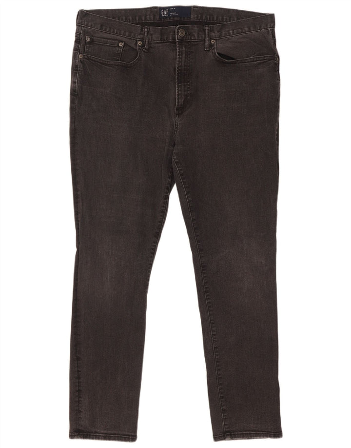 Jeans skinny masculino Gap W36 L30 algodão cinza