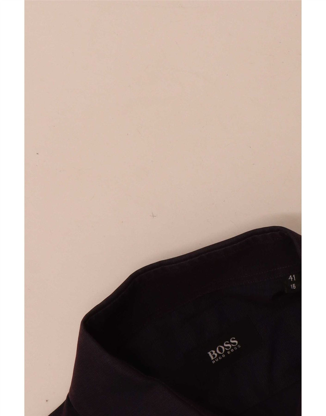 Camisa masculina Hugo Boss tamanho 41 16 grande algodão roxo