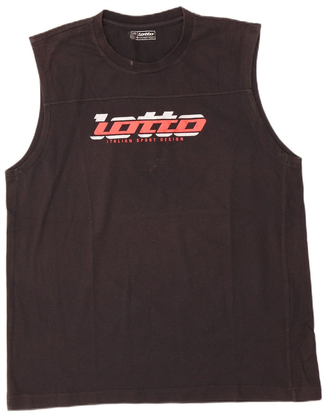 Camiseta gráfica masculina Lotto Top 2XL preta