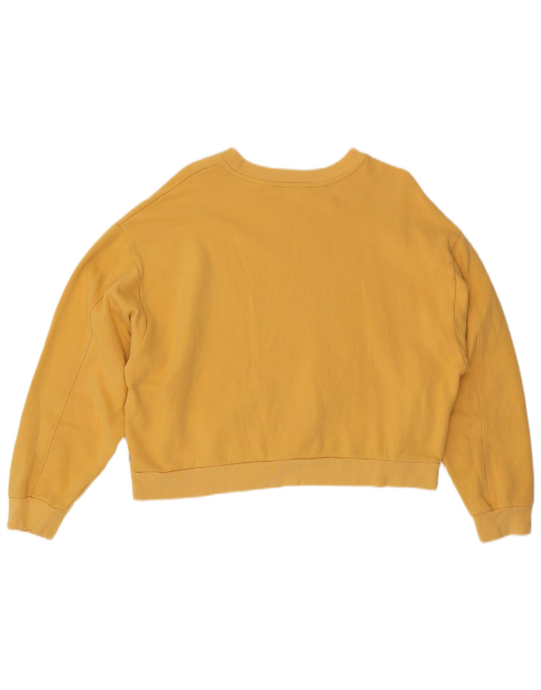Levi's Womens Oversized Crop Graphic Moletom Jumper Reino Unido 14 Médio Amarelo