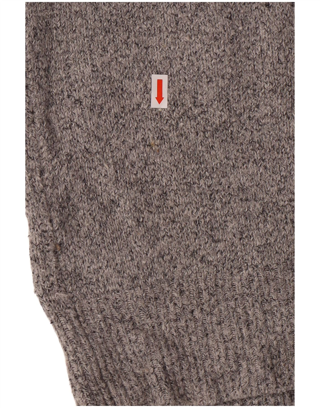 Suéter masculino ALL SAINTS com ajuste solto e gola redonda, pequeno algodão cinza