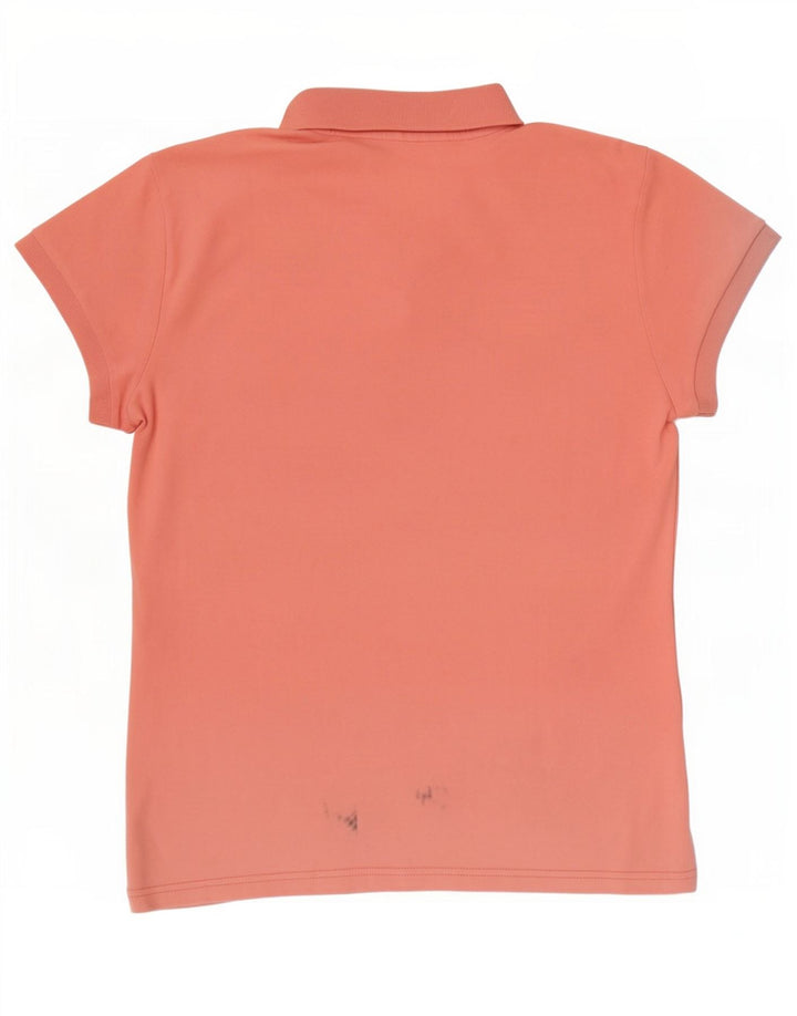 Camisa polo feminina Puma UK 14 grande rosa