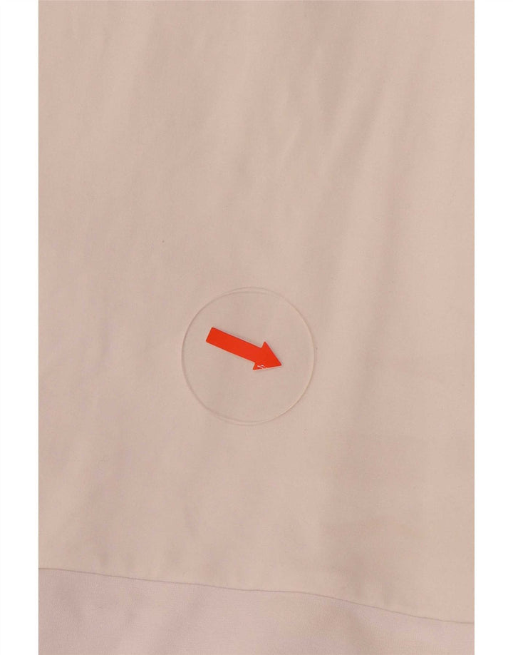 Fila moletom gráfico feminino jumper UK 14 médio branco