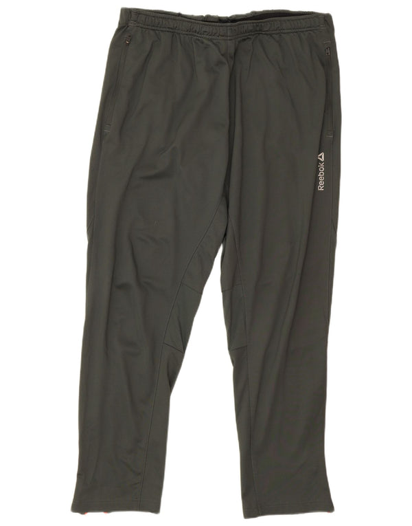 Calça feminina REEBOK com estampa gráfica UK 18 XL verde