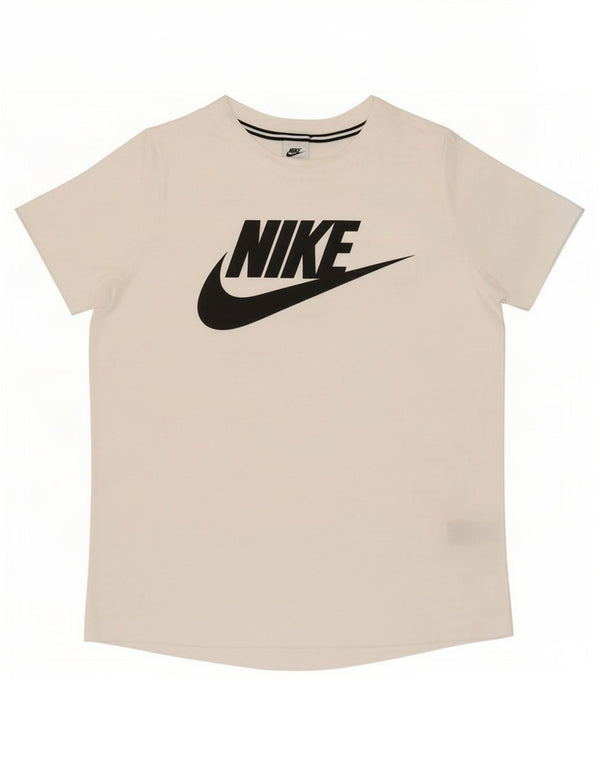 Camiseta Nike Feminina Oversized Graphic Top UK 16 Grande Poliéster Branco