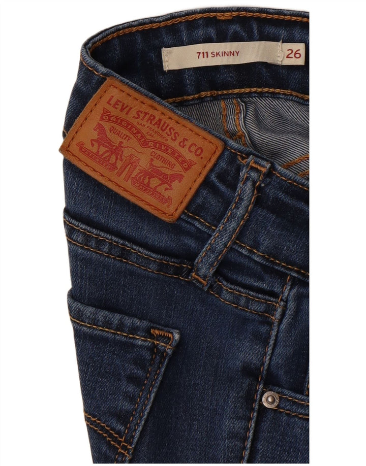 Calça Jeans Levis 711 Skinny W26 L33 Azul