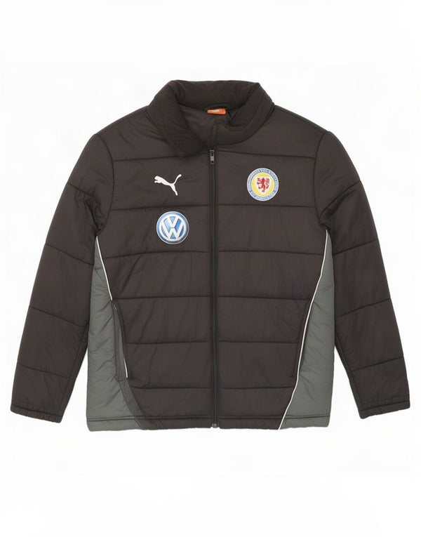 Puma Mens Eintracht Braunschweig Hooded Padded Jacket UK 38 Medium Black
