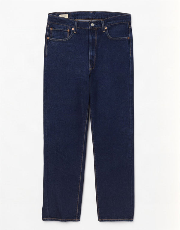 Levi's Masculino 501 Straight Jeans W32 L32 Azul Marinho Algodão