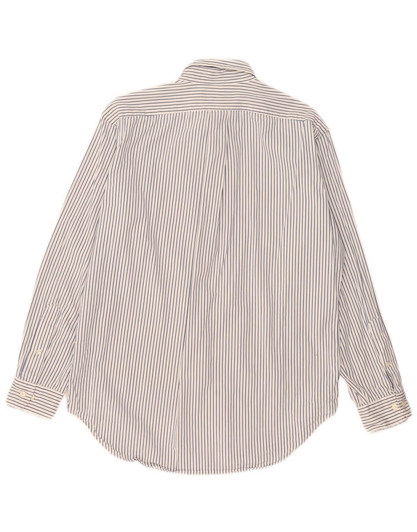 Camisa masculina Ralph Lauren Classic Fit tamanho 15 1/2 listra branca média