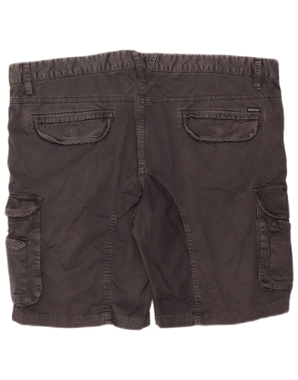 Shorts cargo masculino Brugi IT 58 4XL W42 cinza