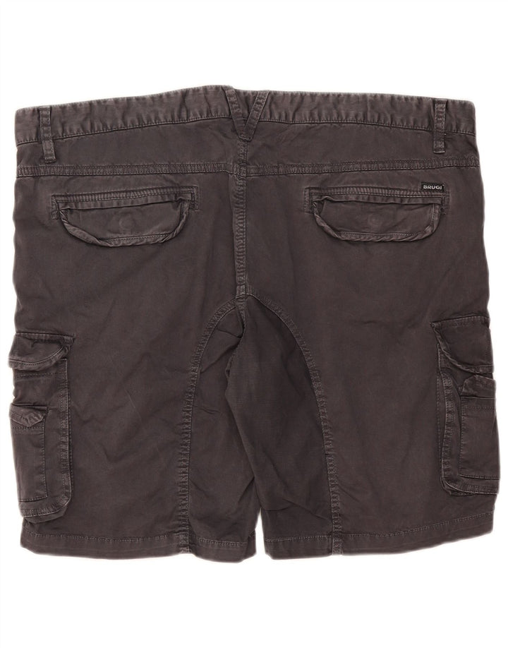 Shorts cargo masculino Brugi IT 58 4XL W42 cinza