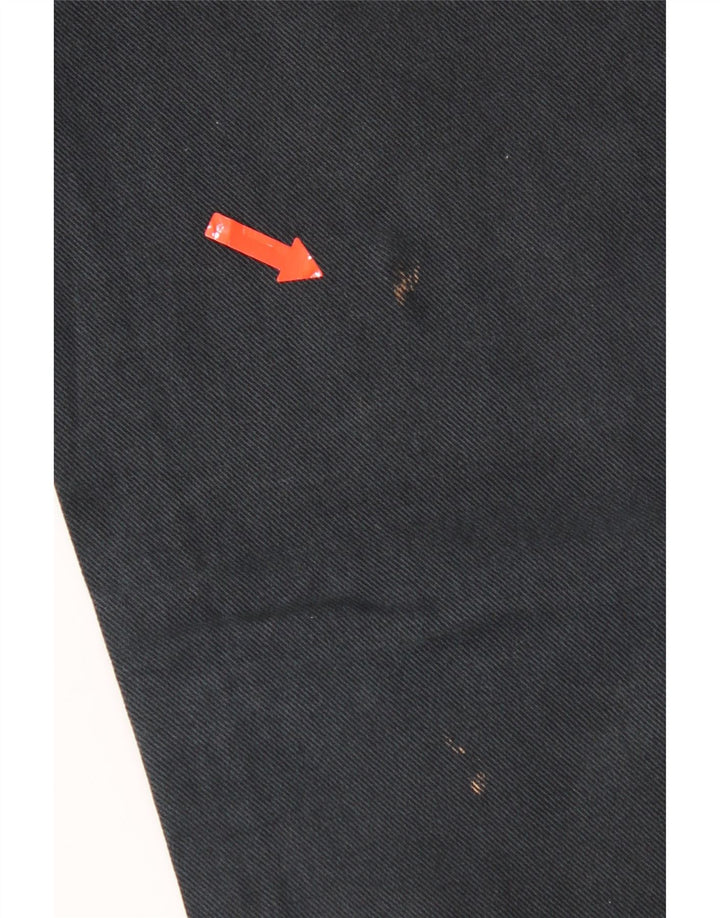 Calça jeans feminina Levi's 505 Straight US 8 médio W30 L32 azul marinho algodão