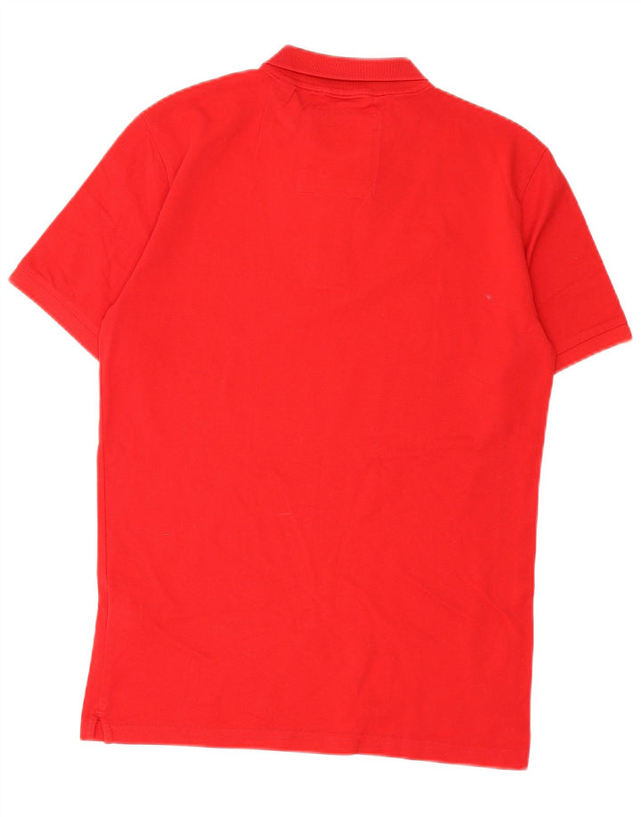 Camisa polo masculina Superdry médio algodão vermelho