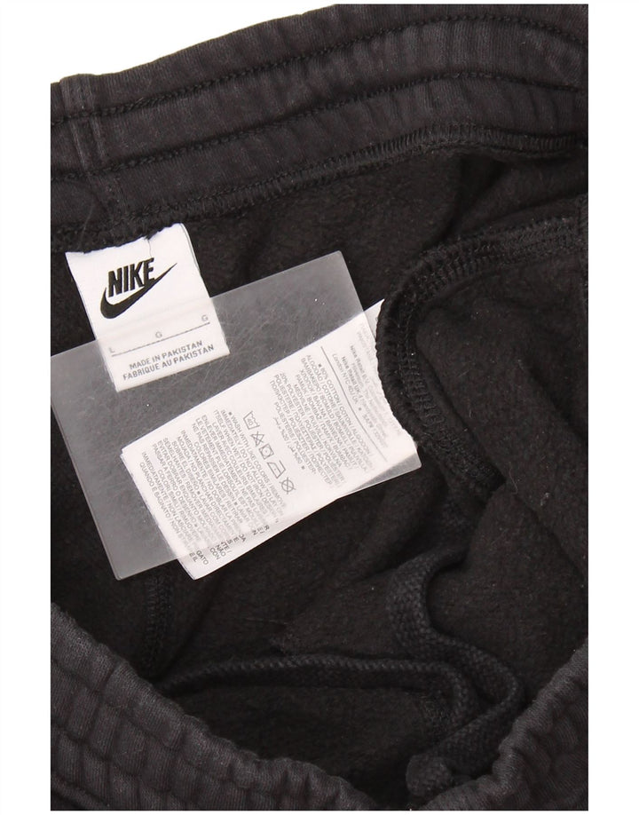 Calça de treino masculina NIKE Joggers grande algodão preto