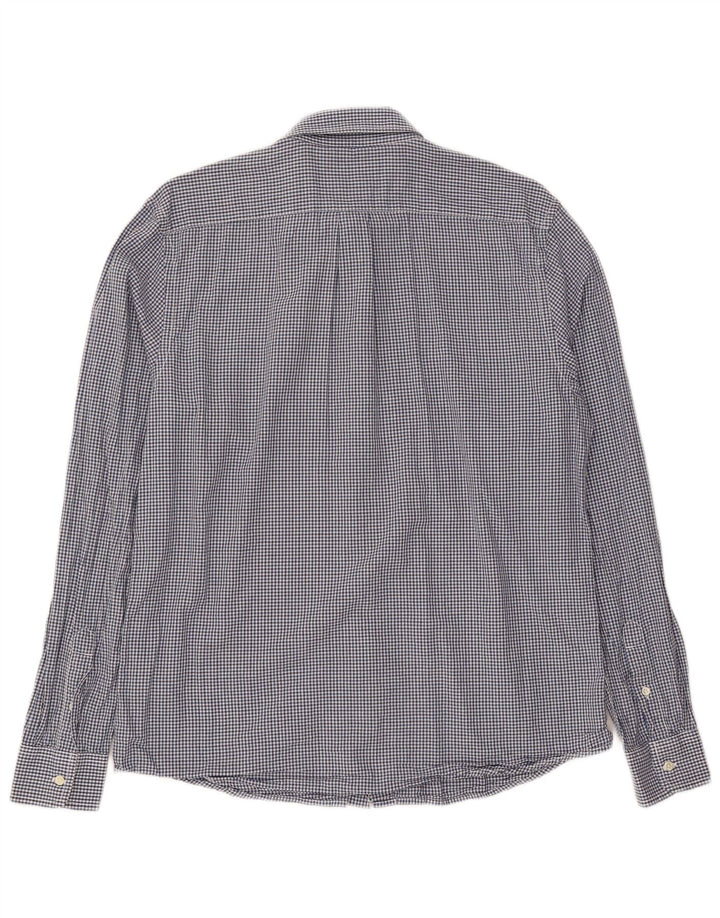 Camisa masculina de ajuste regular WRANGLER de algodão guingão azul médio