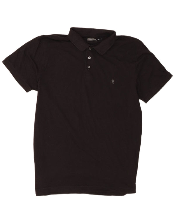 Camisa polo masculina French Connection XL algodão preto