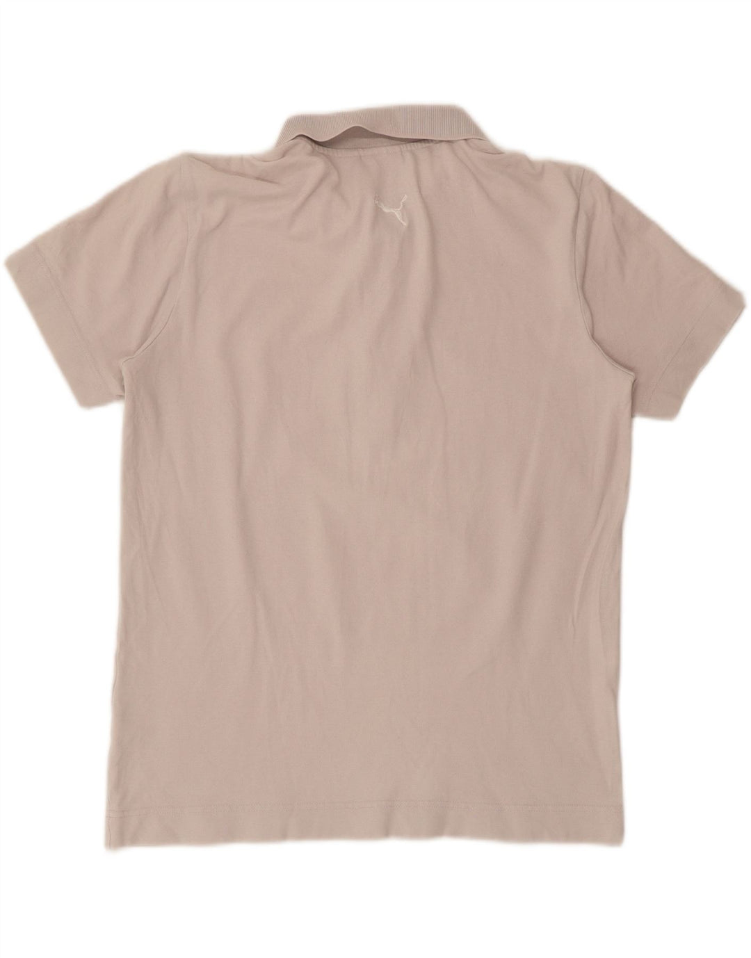 Camisa polo masculina Puma pequena cinza colorblock