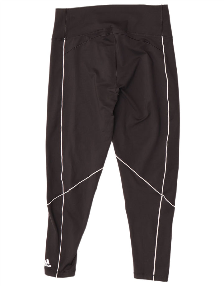 Leggings Adidas Mulher UK 20/22 XL Preto Poliéster